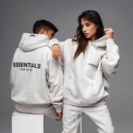 Fashion Essentials hoodie and sweatpant high street Flocked letters oversized FOG hoodie and Jogging
