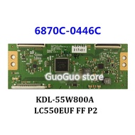 1Pc Tcon Board 6870C-0446C KDL-55W800A T-Con Logic Board LC550EUF FF P2