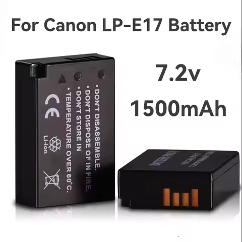 LP-E17 LPE17 LP E17 Camera Battery+LED Dual USB Charger for Canon EOS R8 RP R50 200D 250D M3 M5 M6 7