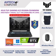 Asus TUF Gaming A15 FA506N-CGHN069W 15.6'' FHD 144Hz Gaming Laptop ( Ryzen 7 7445HS, 16GB, 512GB SSD