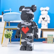 Cross-Border Compatible Lego Oversized Bearbrick Adult Difficult Assembly Bearbrick Trendy Play Gift Female Wholesale