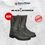 BLACK HAMMER HIGH CUT SLIP ON BH4666 SAFETY SHOES BROWN