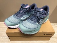 Mizuno Women Wave Rider 27 SSW Blue 女裝 路跑鞋 跑步鞋