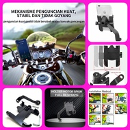 HP FULL IRON MOTORCYCLE phone HOLDER alm metal not plastic in the rear view mirror holder for cell p