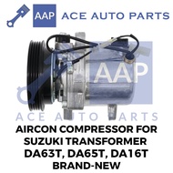Aircon Compressor for Suzuki Transformer DA63T, DA65T, DA16T Brand-new