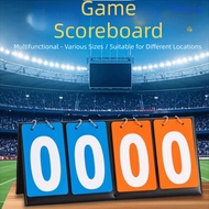 BLUEVELVET Digital Flip Scoreboard, 2/3/4/6 Digit Durable Multi-Sport Game Scoreboard, Score Board L