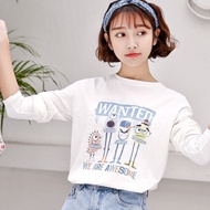 Long Sleeve T-Shirt Couple Wear Pure Cotton T Made In Taiwan [YCL754-2] WANTED Monster Amy Shop