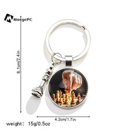 [MaxgePC] Fashion Chess Keychain Chessboard Chess Car Keychain [New]