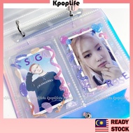 KPOP Mini PC PHOTOCARD BINDER LASER 4R Photo Album Instax Toploader BT Blackpink Pepsi Binder Sleeve