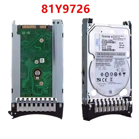 1PCS Original New HDD For IBM X3650 M2 M3 M4 500GB SATA 2.5" 64MB 7200RPM For Server HDD For 81Y9726