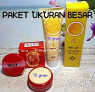 SKINCARE Paket Kelly Pearl cream + Kelly Lemon soap