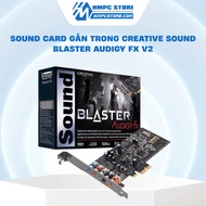 Sound card attached CREATIVE Sound Blaster Audigy Fx V2 |