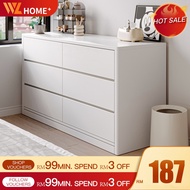6 Tier Chest drawer Drawer Cabinet Drawer Storage Book Cabinet White Cabinet Almari Baju Besar Almar