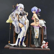 National Style From Scratch Another World Cheongsam Emilia Cheongsam Rem Scene Anime Figure Model h2