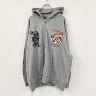 Ed Hardy full-zip hoodie/hoodie, gray, size 5L, used.