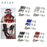 Adepe 4 Aluminum Shock Absorber Sets & Damper Bridge Mount for RC 1/16 WPL C14 C24 MN90