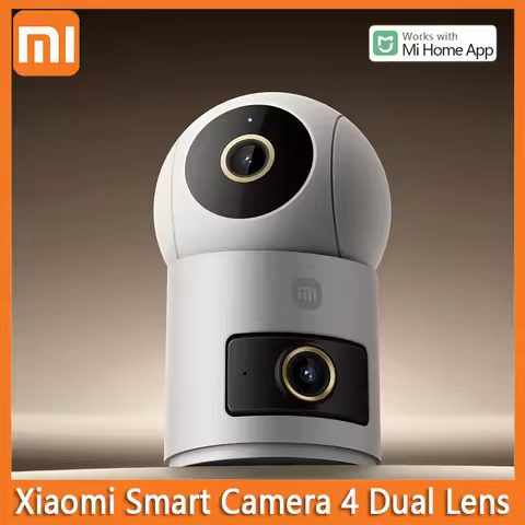 2025 Xiaomi Smart Camera Smart Camera 4 Dual Lens PTZ 360° AI Detection 5 Million pixels WiFi 6 Home