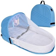 Others - 嬰兒旅行嬰兒床、便攜式嬰兒躺椅、嬰兒 Bambineto、可折疊嬰兒床、娃娃床、帶蚊帳的透氣嬰兒床，適合 1-12 個月的嬰兒…