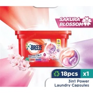 (free multivitamin) BREEZE 3 in 1 POWER LAUNDRY 18 serving CAPSULE