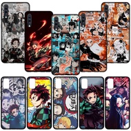 Huawei Nova 3i 3 5t 2i 2 Lite Nova3I Nova5T Nova2i Silicone Phone Case E-CB113 Demon Slayer Kimetsu no Yaiba Tanjirou Nezuko Zenitsu Soft Casing Cover Black TPU Coque