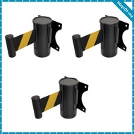 [BbqzefMY] Retractable Belt Barrier Wall Mount Queue Line Divider for Hotel Stadium