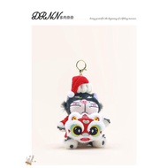 新品现货DRNN多肉奈奈原创包包挂件国潮醒狮路西法猫丑萌搞怪毛绒玩偶挂饰DRNN Doron Nai Nai Original Bag Pendant Country20260109