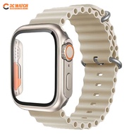 สายโอเชี่ยน + เคสเปลี่ยนเป็นอัลตร้าสำหรับสายคาด Apple Watch ซีรีส์49มม. 8 7 45มม. 41มม. I Watch 6 5 4 Se 44มม. 40มม. ปกป้องหน้าจอ