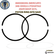 8M0080351 PISTON RING (68MM) UNTUK MERCURY/TOHATSU OUTBOARD (CRANKSHAFT) ENJIN 2-STROKE 25HP/30HP