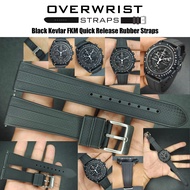 สายนาฬิกาแบบยางรุ่น Kevlar FKM Quick Release Rubber Straps