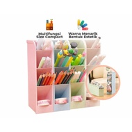 4-Section Mini Shelf 4-Section/ Colored ShelfPen Pencil Scissors Comb Storage Shelf