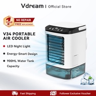 Vdream Portable Air Conditioner with 900ml Large Water Tank & Icebox Dual Mist Spray Cooling Fan Eva