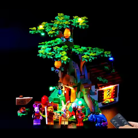 LED Light Set For 21326 Winnie The Pooh Tree House Building Blocks (NOT Include The Model Bricks)