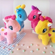 Pony Doll Unicorn Doll Horned Horse Doll