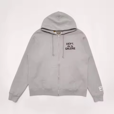Gallery Dept French hooded sweater alphabet cardigan jacket