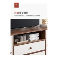 TV Cabinet Small Apartment Modern Simple TV Stand High TV Bench for Bedroom Combination Wall Cabinet Storage Cabinet Floor Cabinet