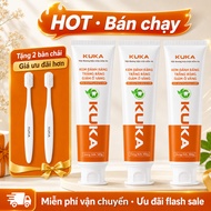 【KUKA】Hot uses KUKA Toothpaste with fresh fragrance — Helps whiten teeth naturally — Fresh breath —
