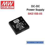 Genuine MEAN WELL SKE15B-05 Isolated DC-DC Converter PCB Mount Type Power Supply (TAIWAN)