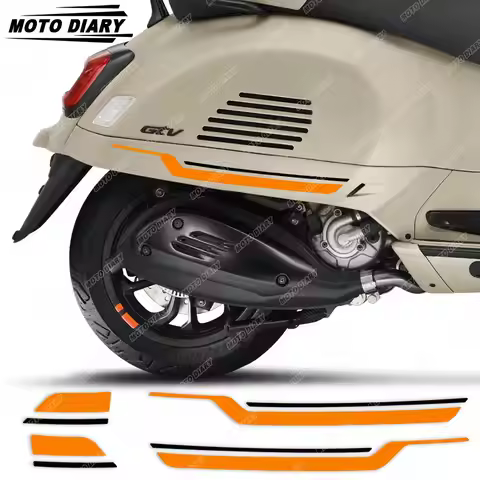 For Vespa GTS 125 250 300 Super GTV 250 GTV 300 GTS250 GTS300 GTV300 GTV300 Scooter Sticker Set Side