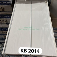 Plafon Pvc Serat Kayu Putih