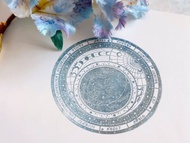 Facula 星盤 木製印章手賬拼貼diy