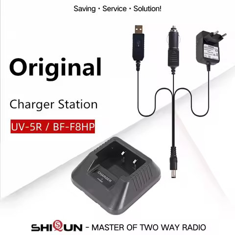 UV-5R Charger BF-F8HP Radio USB Charger Battery UV-5X3 Original UV-5RTP UV-5RA Walkie Talkie GT-5R B