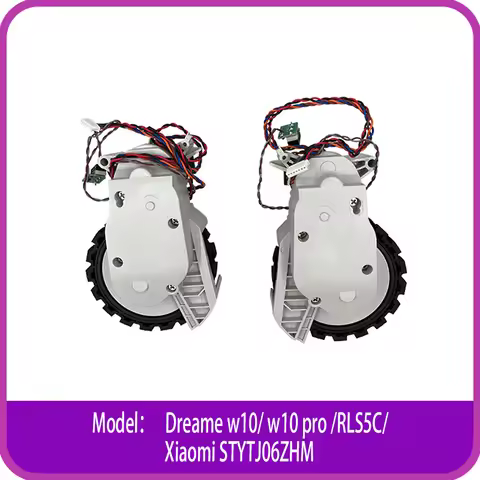 L/R Motors Drive Wheels For Xiaomi Mijia Pro / STYTJ06ZHM / Dreame W10 / RLS5C / W10 pro Robot Vacuu