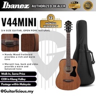 Ibanez V44MINI V Series 3/4 Size Acoustic Guitar, Open Pore Natural ( V44-Mini / V-44 / V-MINI )