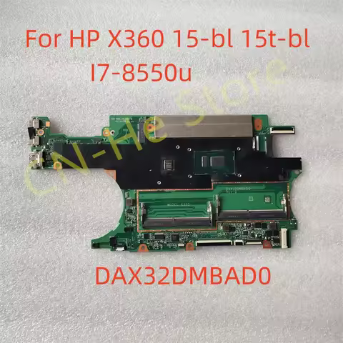 For HP Spectre X360 15-bl 15t-bl I7-8550u 1.8ghz RTX2060 Motherboard Mx150 DAX32DMBAD0 DDR4 100% Wor