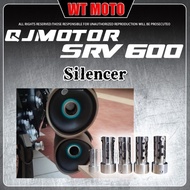 Big sale For QJMOTOR SRV 600 QJ srv600 motorcycle modified exhaust pipe muffler exhaust muffler to r