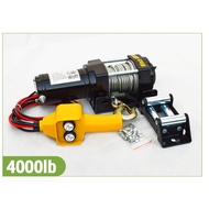 【รับน้ำหนักได้ 1.8 ตัน】รอกไฟฟ้า 12v รอกสลิงไฟฟ้า12V วินซ์ไฟฟ้า12v winch12v 4000 Ibs แรงดึงสูงสุด car