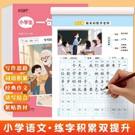 🔥2026新款 小学生一句话日记 练字积累双提升 临摹控笔练字本 华文华语练习 練字帖 Chinese Language Workbook Learn Chinese For Beginner