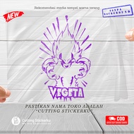 Cutting Stiker Dbz Vegeta Final Flash Variasi Motor Mobil Sticker Anime Dragonball Trending