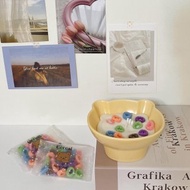 牛奶麥片碗蠟燭