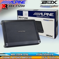 เพาเวอร์แอมป์รถยนต์ 4ch เสียงดี ALPINE แท้!! รุ่น BBX-F1200 Class AB 4Channel แอมป์ขับลำโพงกลาง-แหลม